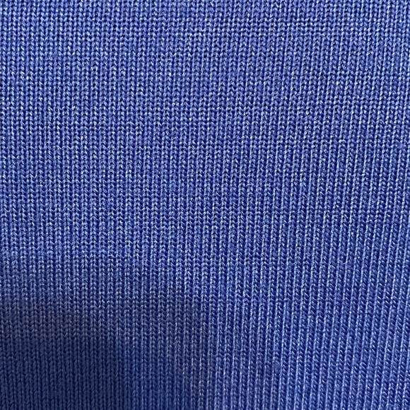 Onque Casual blue/blk longsleeves Tunic sweater -size Medium - Picture 9 of 11